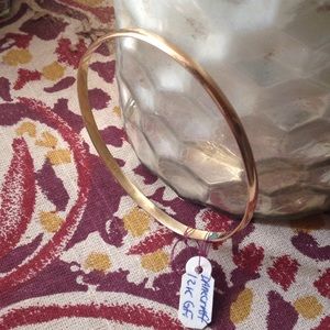 12k gold bangle marked danecraft